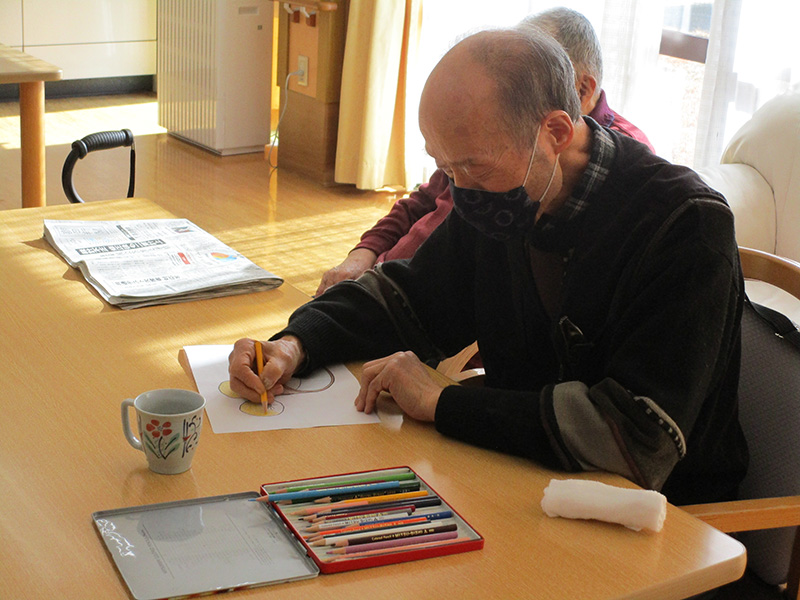 手作業『塗り絵』2 - ショートまなぐら