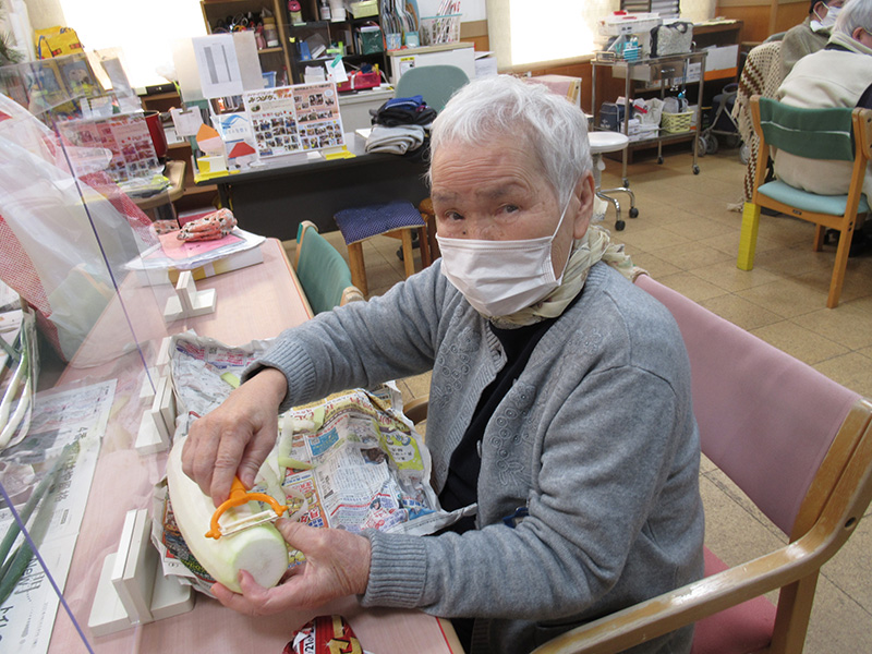 豆乳なべ作り2 - デイ備後