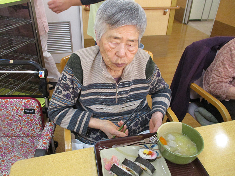節分の昼ごはん - デイまなぐら