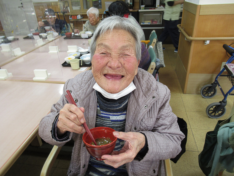 お昼の汁もの作り2 - デイ備後