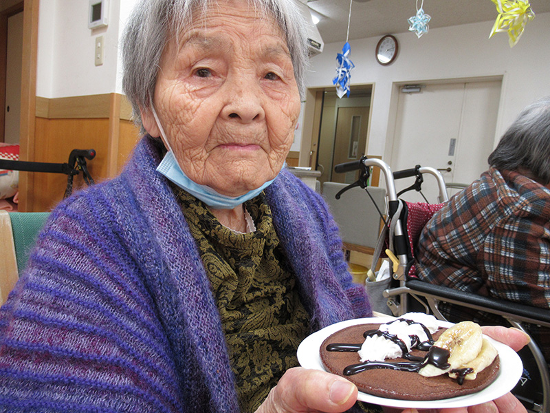 チョコホットケーキ作り2 - デイ備後