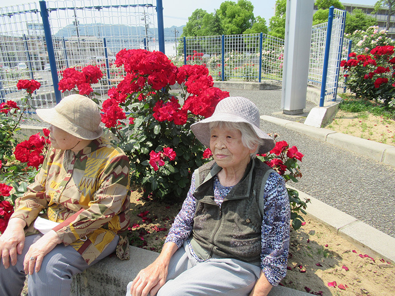 お散歩　駅家公園1 - ケアハウス福山