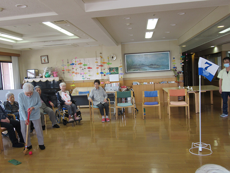 レク　グランドゴルフ1 - ケアハウス福山