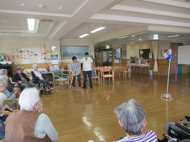 レク　グランドゴルフ2 - ケアハウス福山