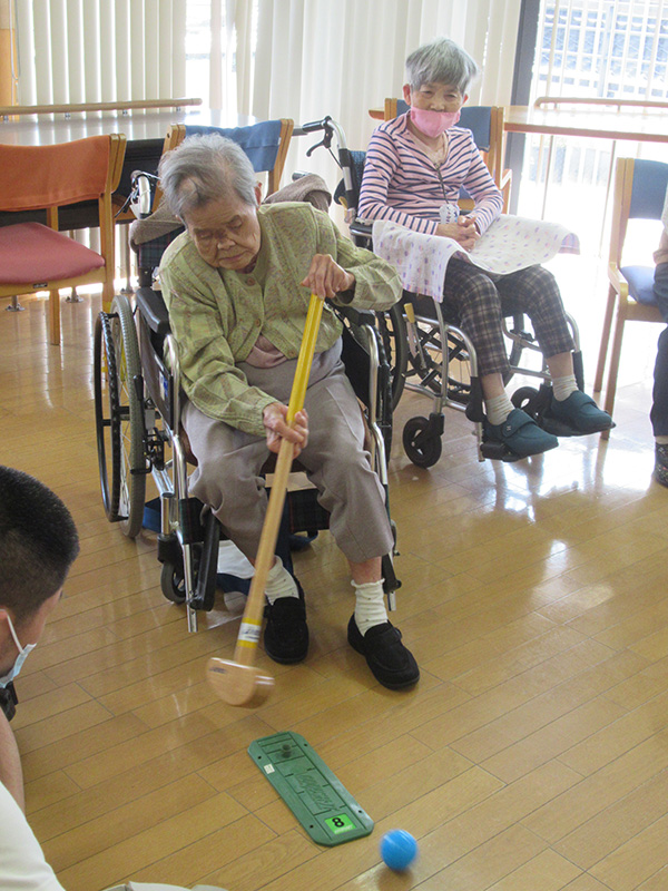 レク　グランドゴルフ3 - ケアハウス福山