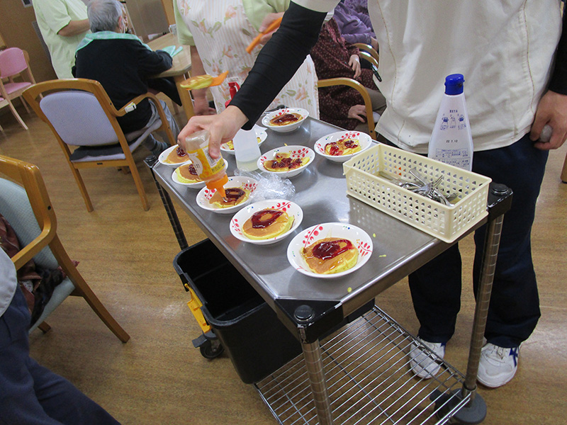 おやつ作り　ホットケーキ1 - ショートまなぐら