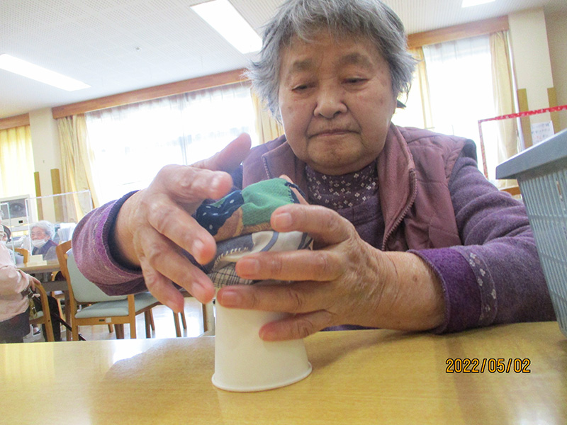レク　おじゃみタワー - デイまなぐら