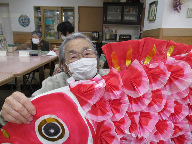 鯉のぼりつくり3 - デイ備後