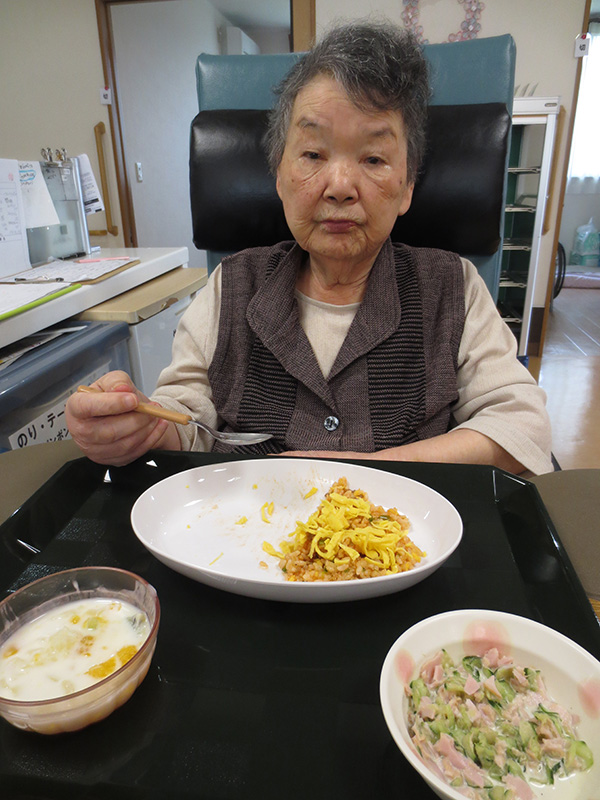 お昼作り - 小多機まなぐら南