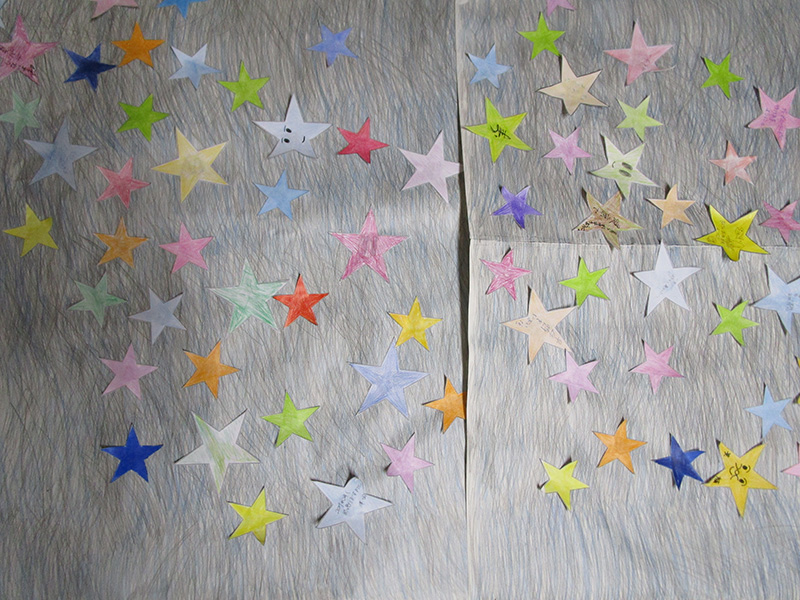 7月壁画　七夕 - ショートまなぐら