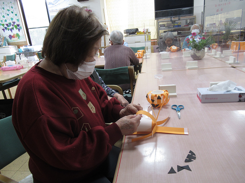 ハロウィン　小物入れ作り 4 - デイ備後